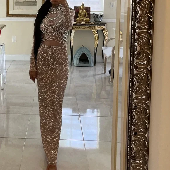 Stunning Alglist Jewel Crystal Dress, size XS-M - Picture 3 of 5